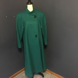 80s vintage wool overcoat